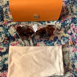 Authentic Tory Burch sunglasses with case
